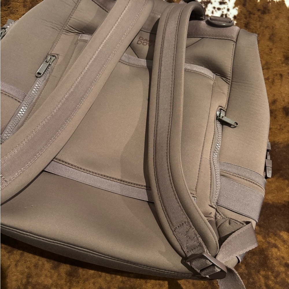 Dagne Dover “dune” colored diaper backpack